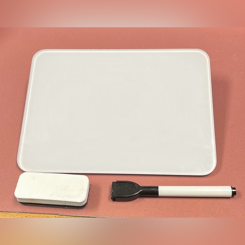 Small Glass Desktop Whiteboard
